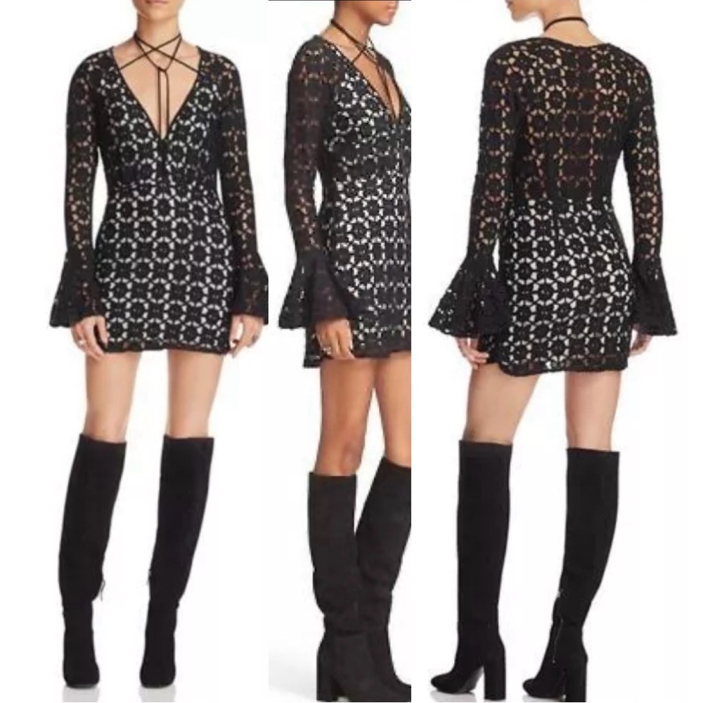 ✨HP✨FREE PEOPLE BACK TO BLACK DRESS